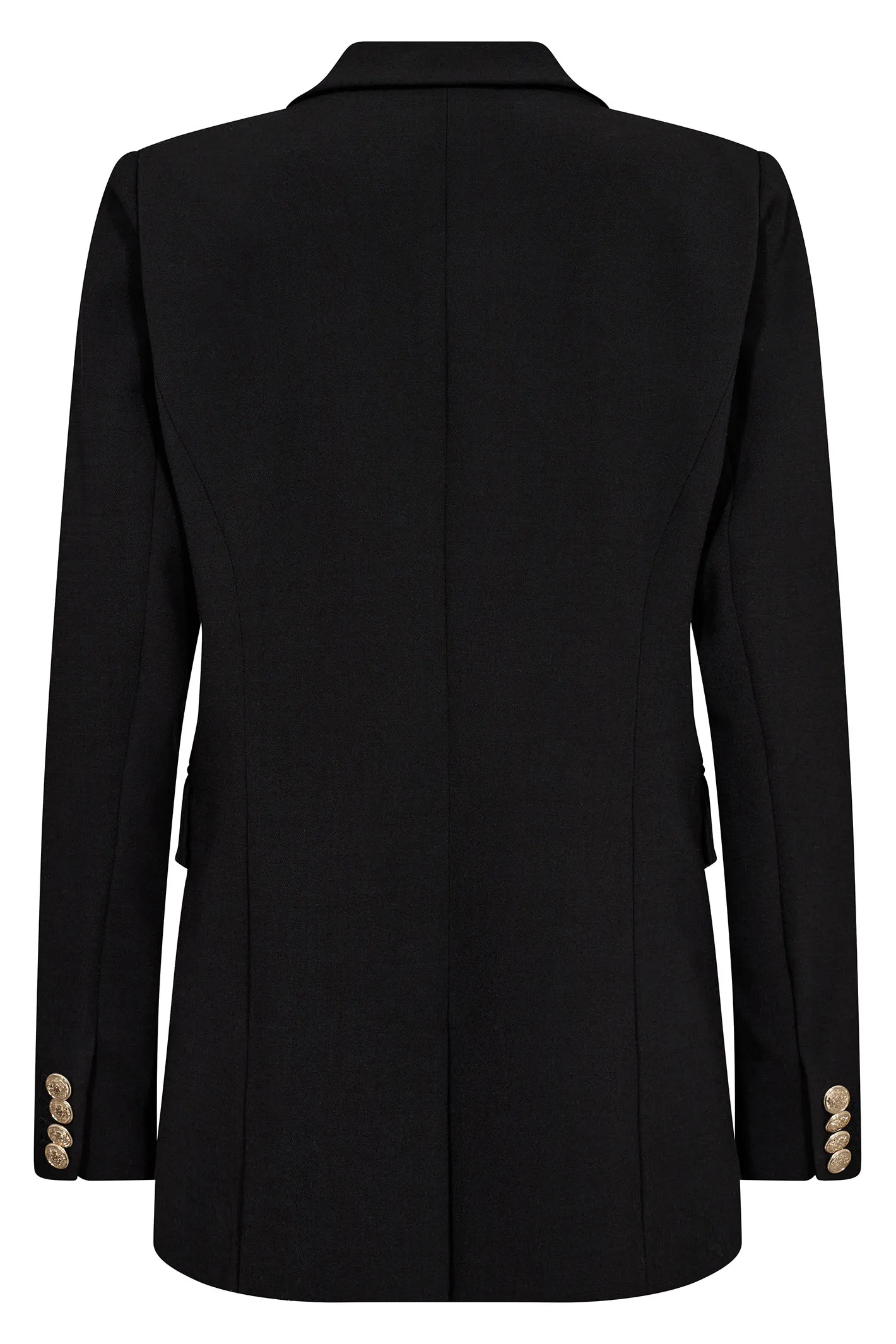 Mos Mosh 165070 Black Babeth Lunie Double Breasted Blazer Jacket