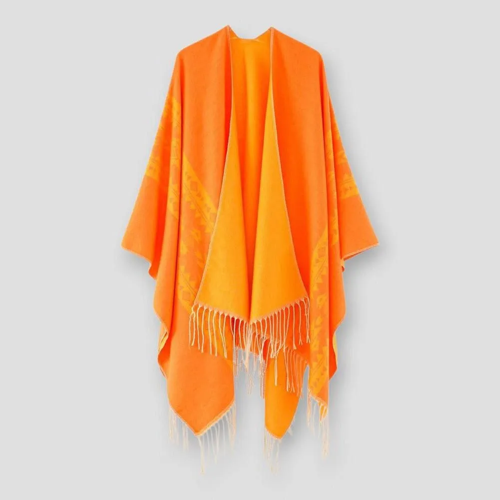 North Royal Merced Tassel Poncho