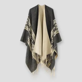 North Royal Merced Tassel Poncho