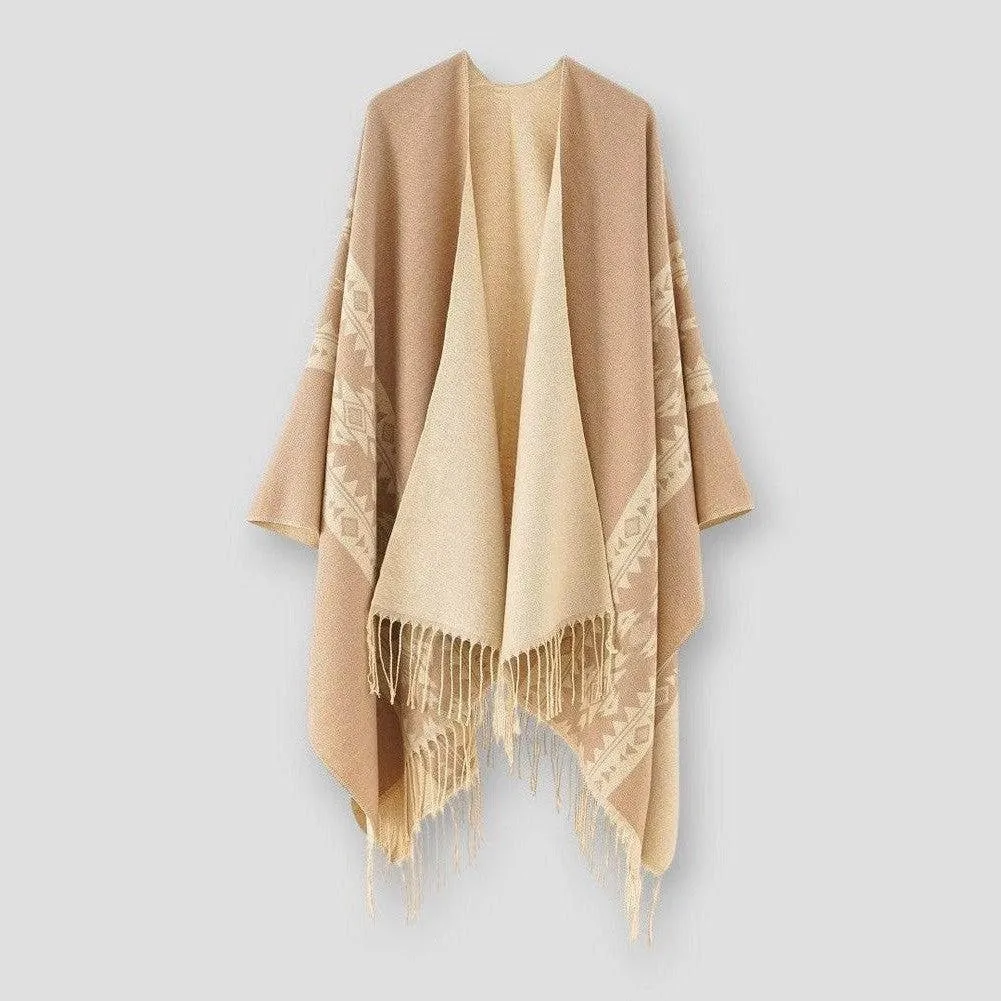 North Royal Merced Tassel Poncho