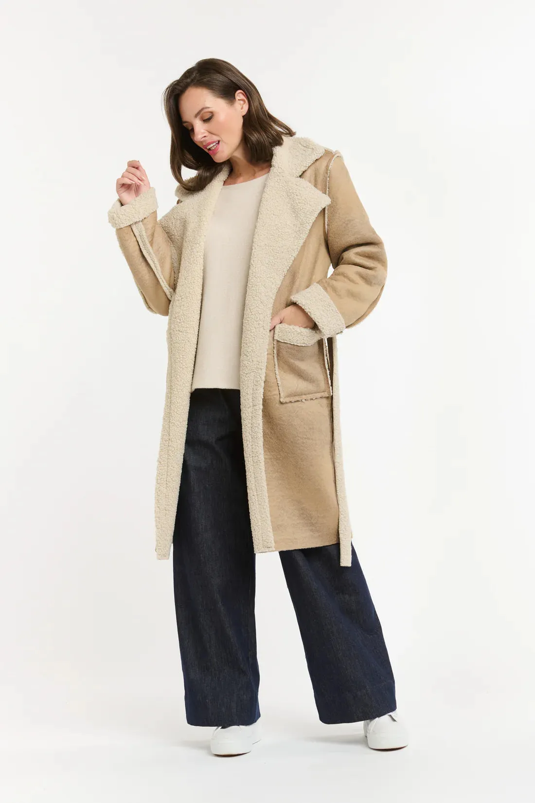 Shearling Faux Coat