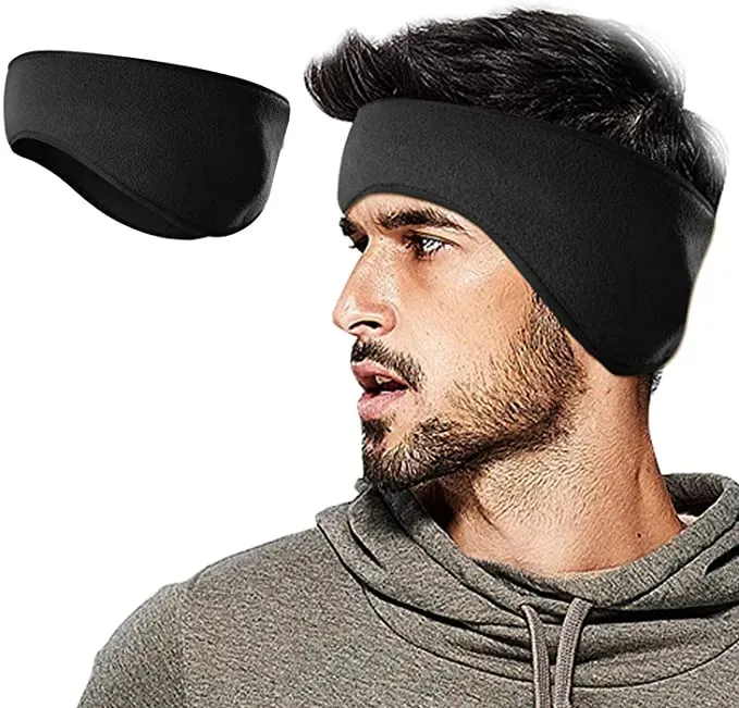 Winter Ear Warmer Headband Cold Weather Ski Muffs Non-Slip Fleece Ear Cover For Women Men Kids Outdo