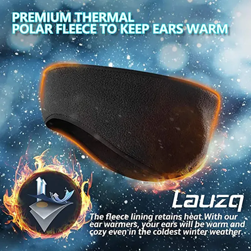 Winter Ear Warmer Headband Cold Weather Ski Muffs Non-Slip Fleece Ear Cover For Women Men Kids Outdo