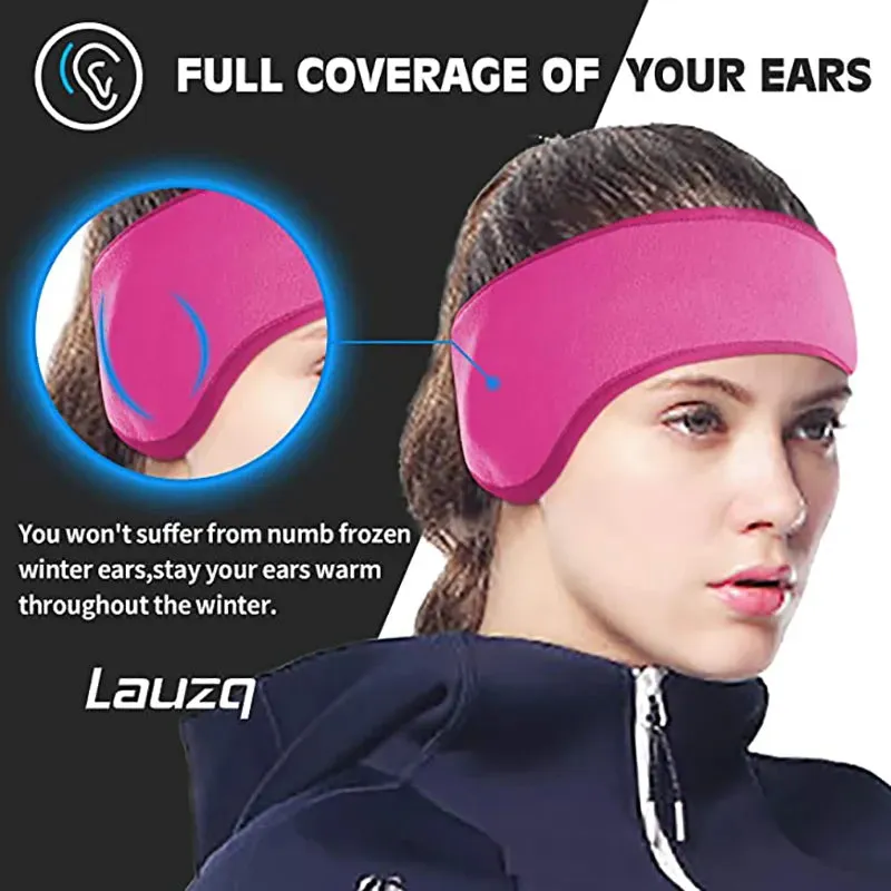 Winter Ear Warmer Headband Cold Weather Ski Muffs Non-Slip Fleece Ear Cover For Women Men Kids Outdo