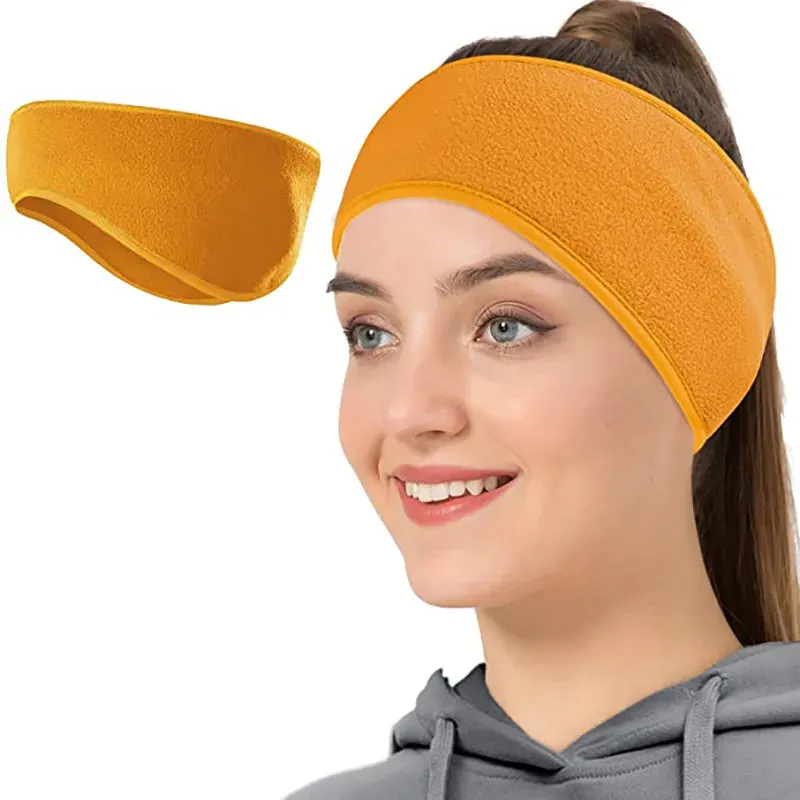 Winter Ear Warmer Headband Cold Weather Ski Muffs Non-Slip Fleece Ear Cover For Women Men Kids Outdo